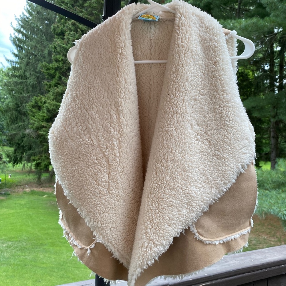 C&C California faux fur vest